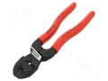 Pliers; cutting; ergonomic handle,induction hardened blades KNIPEX KNP.7101160