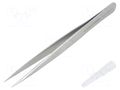 Tweezers; 120mm; Blades: narrowed; Blade tip shape: sharp LINDSTRÖM SA.TL1-SA-SL