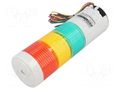 Signalling column; red/amber/green; LED; 24VDC; IP54; STG50L; ABS QLIGHT STG50MLBZ324RAG