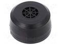 Enclosure: for alarms; Z: 52mm; ABS; black; Ø: 30mm MASZCZYK KM-52B/BK