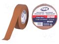 Tape: electrical insulating; W: 19mm; L: 20m; Thk: 0.15mm; brown HPX HPX-52100VD1920BR