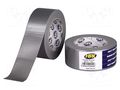 Tape: duct; W: 48mm; L: 25m; Thk: 0.24mm; silver; natural caoutchouc HPX HPX-D2200-4825S
