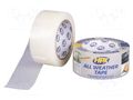 Tape: duct; W: 48mm; L: 25m; Thk: 0.17mm; transparent; acrylic HPX HPX-DAW-4825TR