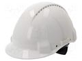 Protective helmet; vented; Size: 53÷62mm; white; ABS; G3000; 334g 3M 3M-7100001960