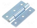 Hinge; Width: 30mm; stainless steel; H: 45mm ELESA+GANTER GN136-ST-30-45-B