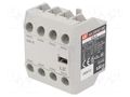 Auxiliary contacts; Leads: screw terminals; front; -5÷60°C; IP20 LS ELECTRIC UA-4-4A