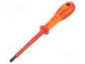 Screwdriver; insulated; MOD; MOD2; Blade length: 100mm; 1kVAC C.K CK-T49145-2
