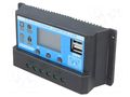Charging regulator; 30A; -20÷55°C; Features: digital display VOLT POLSKA SOL-30A-LCD