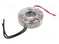 Transformer: toroidal; 160VA; 230VAC; 18V; 8.88A; Leads: cables INDEL TST160W/18V
