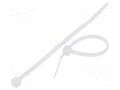 Cable tie; L: 60mm; W: 2.5mm; natural; polyamide; 80N; Ømax: 12.6mm FIX&FASTEN FIX-S-2.5X60/N