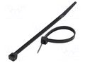 Cable tie; L: 120mm; W: 4.8mm; black; polyamide; 222N; Ømax: 30mm FIX&FASTEN FIX-S-4.8X120/BK