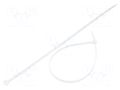 Cable tie; L: 280mm; W: 4.8mm; natural; polyamide; 222N; Ømax: 76mm FIX&FASTEN FIX-S-4.8X280S/N