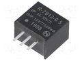 Converter: DC/DC; 6W; Uin: 15÷32VDC; Uout: 12VDC; Iout: 0.5A; SIP3 RECOM R-7812-0.5
