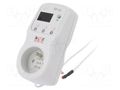 Module: regulator; digital; temperature; Temp: -10÷45°C; IP30; 16A NOVATEK ELECTRO TR-12-2-PIN