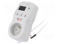 Module: regulator; digital; temperature; 220÷230VAC; IP30; 16A NOVATEK ELECTRO TR-12-2-PIN