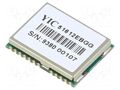 Module: GPS/QZSS; ±2.5m; GPS; -161dBm; 3÷4.3VDC; 9.6kbps; 10Hz; UART YIC YIC51612EBGG-33