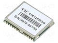 Module: GPS/QZSS; ±2m; GPS; -167dBm; 2.7÷3.6VDC; 9.6kbps; 10Hz; SMD YIC YIC91612EBGG-U8