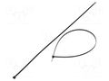 Cable tie; L: 550mm; W: 4.8mm; black; polyamide; 222N; Ømax: 163mm FIX&FASTEN FIX-S-4.8X550/BK