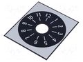 Scale; Range: 1 ÷ 12; 48x42mm; Øhole: 10mm; aluminium SUPERTRONIC 220.312