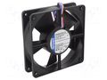 Fan: DC; axial; 24VDC; 119x119x32mm; 160m3/h; 45dBA; ball; 2800rpm EBM-PAPST 431417T