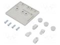 Set of hinges; polyamide; for enclosures; 2pcs. SPELSBERG ASS-KL