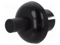 Rivet; polyamide; L.rivet: 5.1mm; Panel cutout diam: 5.1mm; black DREMEC DR8G4055.0X3.0B