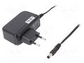 Power supply: switching; mains,plug-in; 5VDC; 3A; 15W; Out: 5,5/2,1 CELLEVIA POWER CLW-1505-W2E-ER