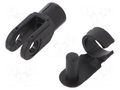 Fork joint; Øhole: 4mm; M4; 0.7; right hand thread,inside; G: 8mm IGUS GERMF-04