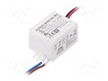 Power supply: switching; LED; 3W; 3÷9.5VDC; 500mA; 90÷264VAC; IP66 RECOM RACD03-500