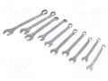 Wrench-set; combination spanner; tool steel; 10pcs. BAHCO SA.111M/S10
