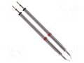 Tip; bent chisel; 1.78mm; 420÷475°C; for hot tweezers; 2pcs. THERMALTRONICS K80TZ018