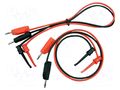 Test leads; Urated: 30VAC; Urated: 60VDC; Inom: 5A; Len: 0.53m KEYSIGHT E3600A-100