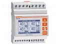 Meter: network parameters; for DIN rail mounting; LCD; 128x80 LOVATO ELECTRIC DMG300L01