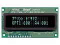 Display: VFD; alphanumeric; 16x2; Char: 4.759mm; 350cd/m2; PIN: 20 NORITAKE Itron CU16025-UW2J