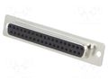 Connector: D-Sub; PIN: 37; plug; female; for cable; soldering; 3A CONEC 302A10069X