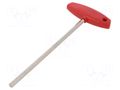 Wrench; hex key; HEX 5mm; Overall len: 182mm; Kind of handle: T WIHA WIHA.00917