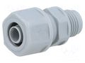 Straight terminal connector; Thread: PG,outside; polypropylene LAPP SILVYN-USK-PG7
