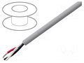 Wire; EcoCable Mini; 3x26AWG; unshielded; 300V; 305m; Cu; stranded ALPHA WIRE 78013-SL001