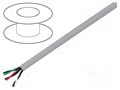 Wire; EcoCable Mini; 3x2x22AWG; unshielded; 300V; 305m; Cu; 1000ft ALPHA WIRE 78083-SL001