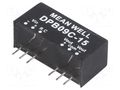 Converter: DC/DC; 9W; Uin: 36÷75VDC; Uout: 15VDC; Uout2: -15VDC; SIP8 MEAN WELL DPB09C-15