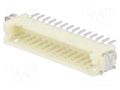 Connector: wire-board; socket; male; PIN: 14; SignalBee; horizontal HIROSE DF13A-14P-1.25H-75