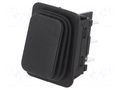 ROCKER; DPDT; Pos: 2; OFF-ON; 12A/250VAC; black; 100mΩ; Body: black Marquardt 1934.3112