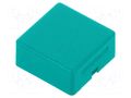 Button; on panel; 15x15mm; square; green; AML; AML HONEYWELL AML51-C10G