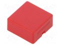 Button; 15x15mm; square; red; AML; Application: AML HONEYWELL AML51-C10R