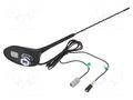 Antenna; car top; 0.4m; AM,FM,GPS; Citroën,Peugeot,Toyota; 1.2m ESOL ANT.58