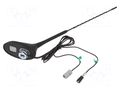 Antenna; car top,automotive; 0.4m; AM,FM,GPS; 1.2m; 75Ω; RG174 ESOL ANT.58