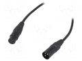 Cable; male-female; 2m; PIN: 3 CLIFF FC619102