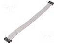 Ribbon cable with IDC connectors; Tape ph: 1.27mm; 0.3m AMPHENOL FC18300-S