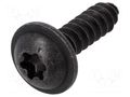 Screw; 100pcs; 16mm; steel; black; Thread: 4,2 ROMIX RX-59222