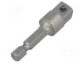 Adapter; Socket size-inch: 1/4"; Kind of socket: square; 3/8" WIHA WIHA.04362